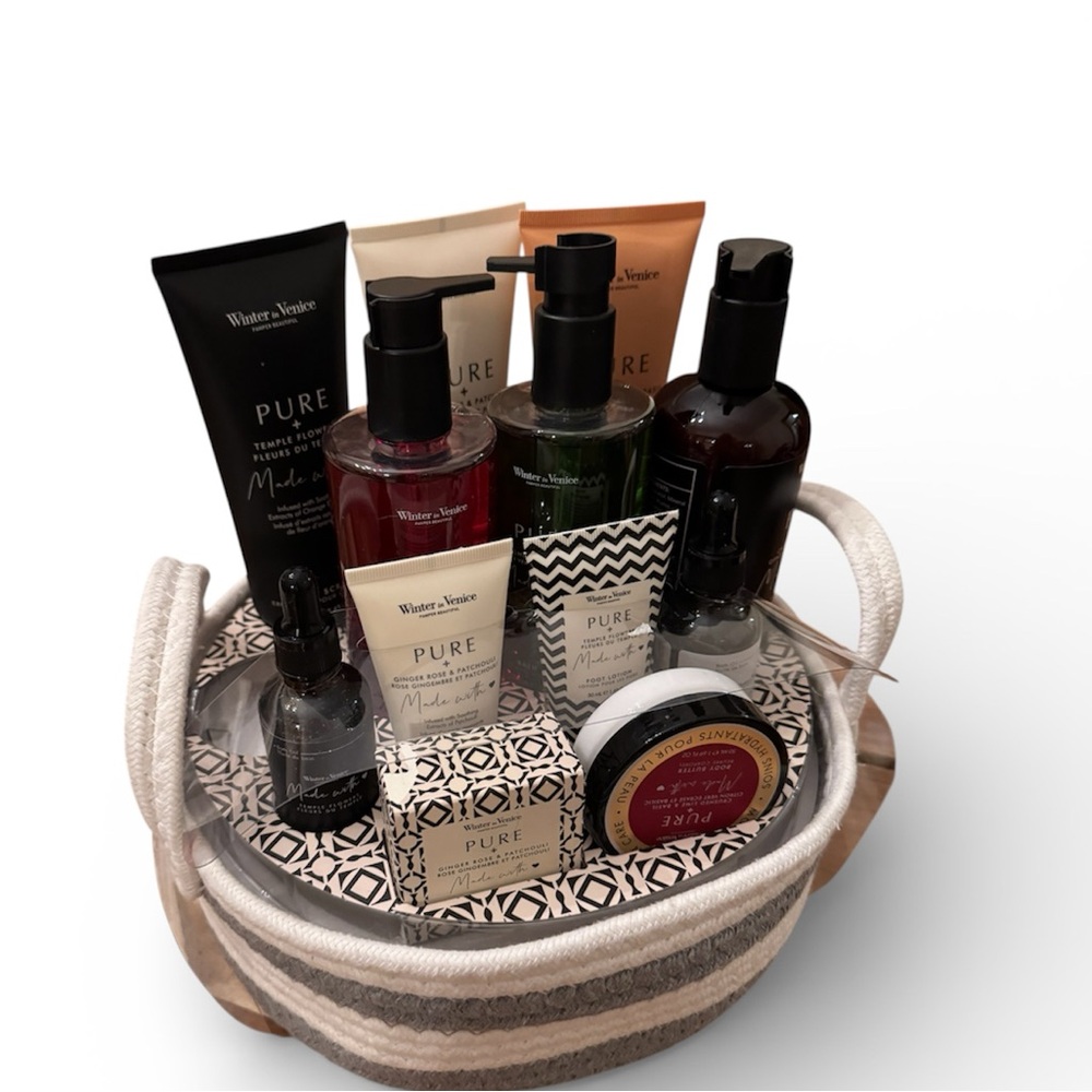 Pure Christmas skin care basket brand new ,never used